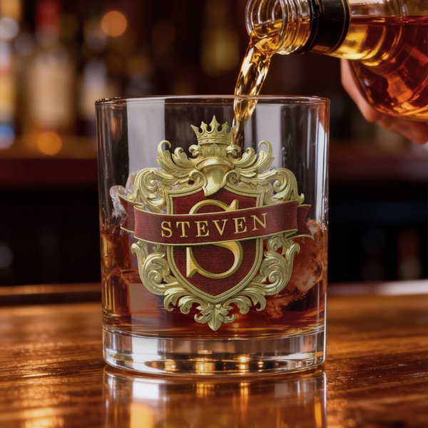 Verre à whisky 10 oz Old Fashioned Cadeau d'anniversaire pour homme Bartender Whiskey Enthusiast