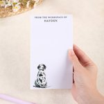 Personalised Dog Breed Notepad with Name and Title Office Work To Do List Stationery Appreciation Birthday Gift for Dog Owners Office Workers
