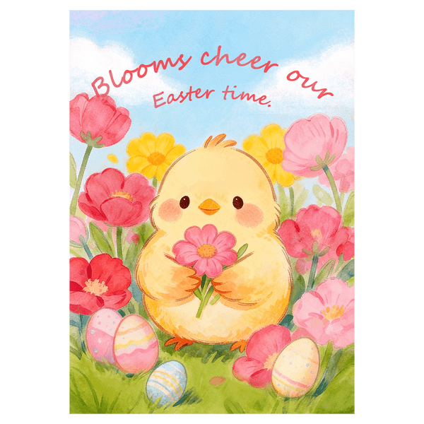 Blooms Cheer Our Easter Time Ecard