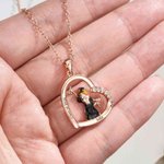Personalized Heart Graduation Character Zircon Necklace with Name Dainty Jewellery Daily Wear Graduation Gift for Graduates