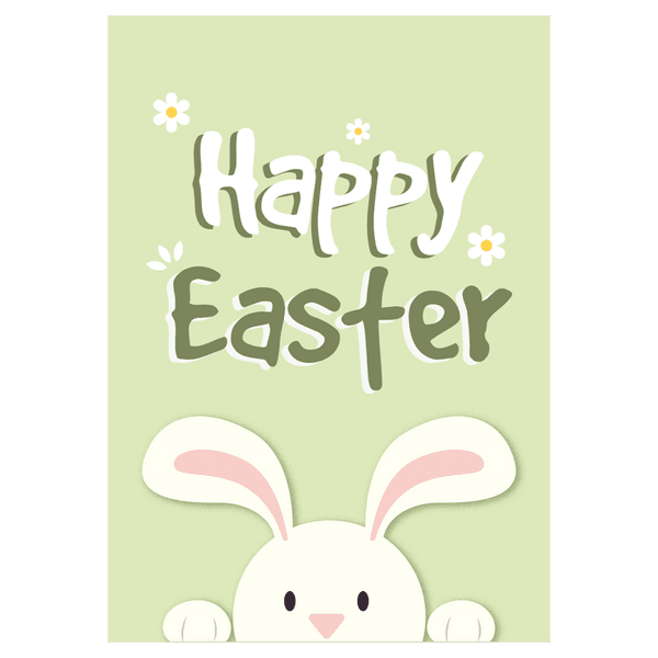 Cute Bunny Easter Ecard
