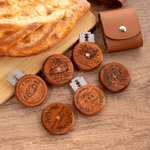 Personalized Multi-Pattern UFO Wooden Bread Lame with Name Text and Date for Valentine's Day Engagement Gift for Bakers Couples