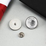 Personlig Med deg på din Graduation Photo Round Shape Graduation Lape Pin Badge med tekst Graduation Birthday Gift for Graduate