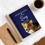 Personalized Letters To My Dog Pet Portrait Photo A5 Journal Notebook with Text Birthday Memorial Gift for Pet Owners