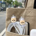 Personalised Face Photo Design Set of 2 Acrylic Cable Protector for iPhone Type-C Phone Accessory Birthday Gift for Family Friends