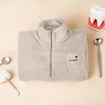 Felpa personalizzata Teeth Sherpa con nome Cliniche infermieristiche Regalo di compleanno quotidiano per dentisti infermieri