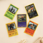 Personalized HP Photo Classic TCG Poke Card with Name Year and Text Anniversary Father's Day Gift for Dad