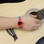 Personalized Engraved Name Silicone Guitar Pick Holder Wristband with  5 Picks Daily Use Birthday Gift for Guitar Music Lovers