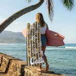 Personlig Multicolor Ocean Theme Stripe Överdimensionerad snabbtorkande strandhandduk med namn Strandresor Essentials Födelsedagspresent för familj Vän