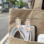 Henkilökohtainen akvarelli Pet Photo Set of 2 akryyli kaapeli Protector nimi iPhone Type-C puhelin lisävaruste lahja lemmikkieläinten rakastaja lemmikin omistaja