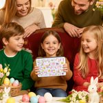 Personalized Cute Peter Rabbit Radish Word Cloud Biscuit Tin Storage Box with Name Daily Use Easter Gift for Boys Girls