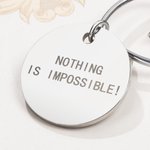 Personalised Birthstone Compass Heart Design Rear View Mirror Car Charm with Engraved Year and Text Graduation Gift for Graduates Car Owner