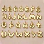 Personalized Lucky Horn Charm 3D Bubble Initial Birthstone Bracelet Birthday Gift for Italian Men Women