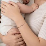 Personalizado 1-6 piedra de nacimiento de plata de ley pulsera de la familia delicada joyería de cumpleaños Día de San Valentín Día de la Madre de regalo para las mujeres