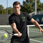 Personlig flerfarget Love Tennis Design T-skjorte Sweatshirt Hoodie med navn Game Day Bursdagsgave til tennisspillere elskere