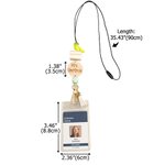 Personalized Bee Cat Flamingo Book Badge Lanyard with Text Teacher's Day Appreciation Back to School Gift for Teachers Educators