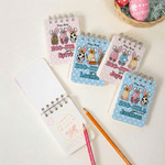 Personalised Easter Egg A7 Notebook with Name Easter Basket Stuffers Birthday Easter Party Gift for Kids