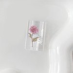 Personalised Birth Flower Set of 2 Acrylic Cable Protector with Name iPhone Type-C Phone Accessory Birthday Gift for Family Friends