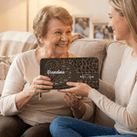 Personalised Heart Gigi Nana 1-10 Names Leopard PU Leather Wallet  with Title Daily Use Mother's Day Gift for Mother Grandmother