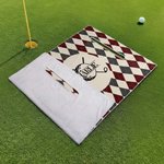 Funda de asiento de carrito de golf personalizada con nombre e inicial Accesorios para campos de golf Regalo de cumpleaños para golfistas Clubes de campo