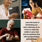 Personalized Graduation Cap Initial Waterproof Stickers with Name Return Address Label Celebration Graduation Party DIY Decor Gift for Graduates