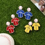 Personalized Baseball Jersey Earrings with Name and Number Game Day Birthday Gift for Baseball Lovers Baseball Mom