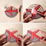 Personalised Airplane Wooden Travel Tracker with Text Journey Record Wall Decor Birthday Anniversary Gift for Travel Lovers Family Friends