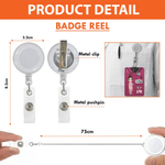 Personalizzato personaggio dei cartoni animati Porta badge in pelle PU con nome e professione Infermiere Giorno di apprezzamento regalo per il personale medico infermieristico