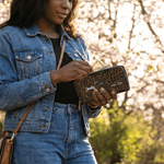 Personalised Heart Gigi Nana 1-10 Names Leopard PU Leather Wallet  with Title Daily Use Mother's Day Gift for Mother Grandmother