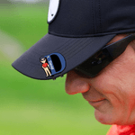 Personalized Cartoon Golf Character Golf Ball Marker with Magnetic Hat Clip and Name Birthday Game Day Gift for Golf Players Lovers