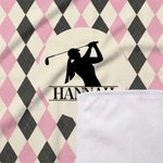 Funda de asiento de carrito de golf personalizada con nombre e inicial Accesorios para campos de golf Regalo de cumpleaños para golfistas Clubes de campo