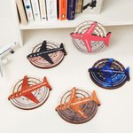 Personalised Airplane Wooden Travel Tracker with Text Journey Record Wall Decor Birthday Anniversary Gift for Travel Lovers Family Friends