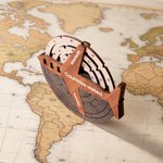 Personalised Airplane Wooden Travel Tracker with Text Journey Record Wall Decor Birthday Anniversary Gift for Travel Lovers Family Friends