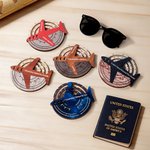 Personalised Airplane Wooden Travel Tracker with Text Journey Record Wall Decor Birthday Anniversary Gift for Travel Lovers Family Friends