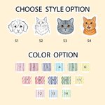 Tasse en céramique à rayures avec nom Cadeau de souvenir pour propriétaire d'animal de compagnie