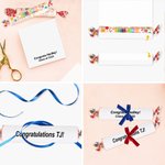 Set de 20 Envoltorios para Caramelos con Texto y Lazo Personalizados con Diseño de Diploma de Graduación Fiesta de Graduación Regalo para Graduados