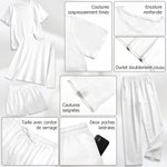 Set de pyjama personnalisé avec 1-4 photos de visage et nom Cadeau d'anniversaire pour les femmes et les amateurs d'animal de compagnie