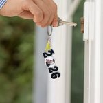 Henkilökohtainen Grad Cap Photo Akryyli Avaimenperä Tupsu luokka 2026 Valmistuminen lahja valmistuneille