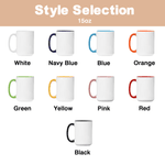 Tasse en céramique à rayures avec nom Cadeau de souvenir pour propriétaire d'animal de compagnie