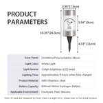 Personalised Exquisite Pigeon Butterfly Floral Solar Garden Light with Name and Text Cemetery Garden Memorial Gift for Bereaved Families