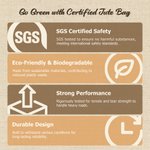 Personlig akvarell Födelseblomma Stor Jute Tote Bag med 1-7 namn och framficka Daglig användning Mors dag present till mamma mormor