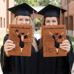 Graduación Personalizada Carácter A5 PU Cubierta de cuero cuaderno con el nombre y el año Cumpleaños Regalo de graduación para estudiantes y graduados