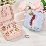 Personalizzato Classe 2026 Ritratto di laurea Scatola portagioie Regalo di laurea per lei