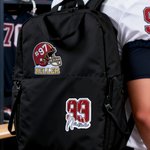 Personalized Exquisite Football Helmet Number Embroidery Patch with Name and Number Daily Game Team Gift for Football Players Lovers Fans