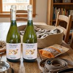 Personalised Watercolour Pet Portrait Wine Bottle Sticker Labels with Text and Date Anniversary Engagement Wedding Party Favors for Newlyweds Couples