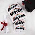 Personalisierte Nummernschild Lei mit Text und Kette Graduierung Lei täglichen Gebrauch Dekoration Zubehör Graduierung Geschenk für High School College Absolventen