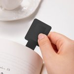 Personalized Multicolor Plaid Initial Magnetic Bookmark with Daily Use Reading Club Birthday Gift for Book Lovers