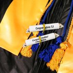 Set de 20 Envoltorios para Caramelos con Texto y Lazo Personalizados con Diseño de Diploma de Graduación Fiesta de Graduación Regalo para Graduados