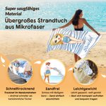 Personalisiertes Strandtuch in Übergröße mit Tigermuster und Cartoon-Figur Sommerausflug Poolparty Geschenk für Damen oder Freunde