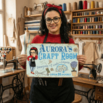 Letrero de metal personalizado con el nombre de un artesano Decoración de pared Regalo de inauguración de la casa Cumpleaños para mujeres amantes de la costura